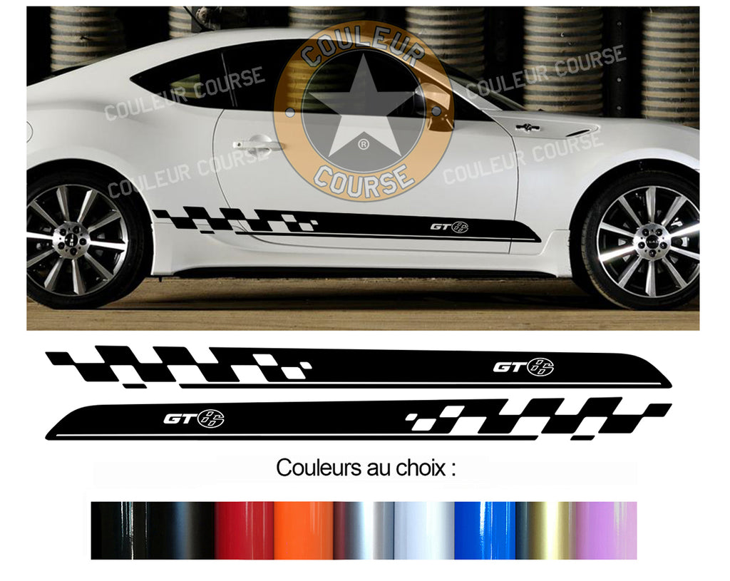 2 X BANDES BAS DE CAISSE - TOYOTA GT86 - Ref : BD540-55