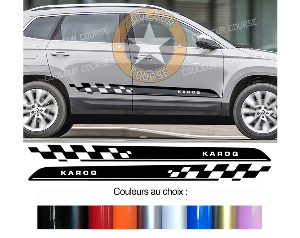 2 X BANDES BAS DE CAISSE - SKODA KAROQ - Ref : BD540-60