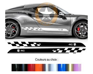 2 X ROCKER BODY STRIPS - ALFA ROMEO 4C - Ref: BD540-62 