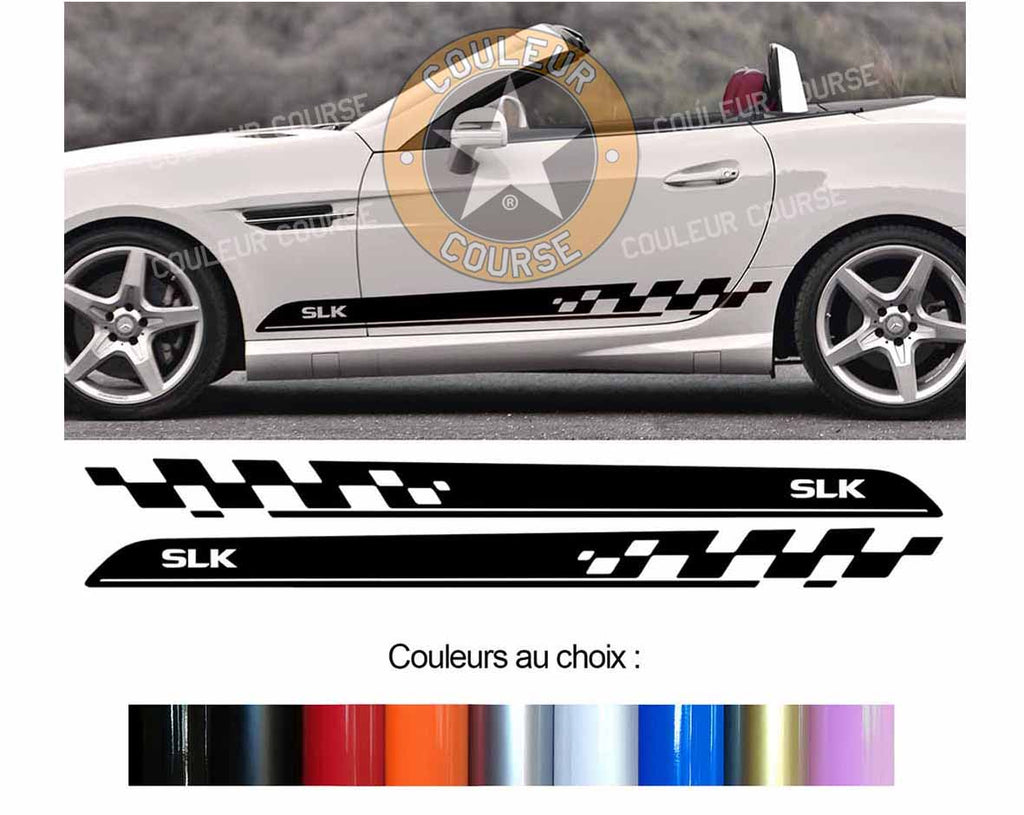 2 X BANDES BAS DE CAISSE - MERCEDES SLK - Ref : BD540-66