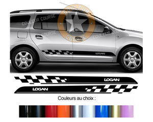 2 X BANDES BAS DE CAISSE - DACIA LOGAN MCV - Ref : BD540-72