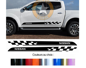 2 X ROCKER BODY STRIPS - NISSAN NAVARA - Ref: BD540-7A 