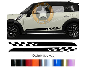 2 X BANDES BAS DE CAISSE - MINI COUNTRYMAN - Ref : BD540N-2