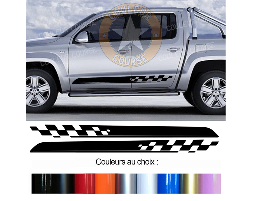 2 X BANDES BAS DE CAISSE - VW AMAROK - Ref : BD540N-22