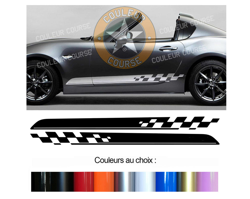 2 X BANDES BAS DE CAISSE - MAZDA MX5 MIATA - Ref : BD540N-26