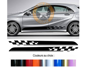 2 X BANDES BAS DE CAISSE - MERCEDES CLASSE A - Ref : BD540N-35