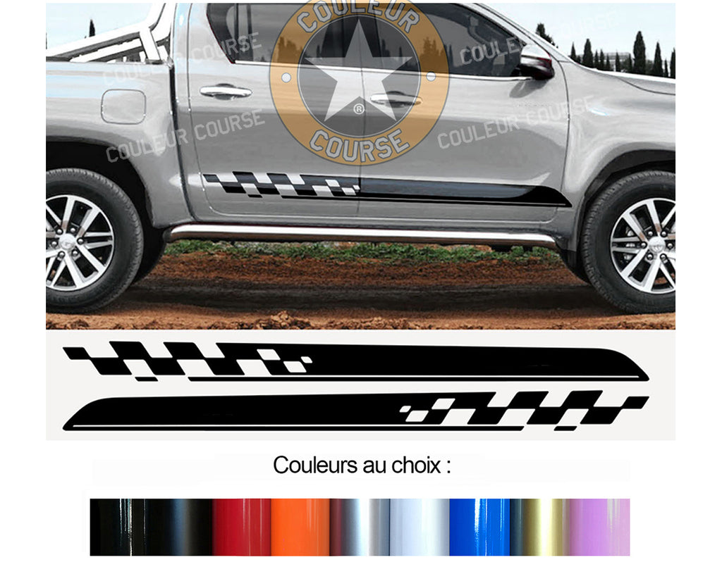 2 X BANDES BAS DE CAISSE - TOYOTA HILUX - Ref : BD540N-54