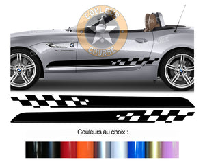 2 X ROCKER BODY STRIPS - BMW Z4 - Ref: BD540N-63 