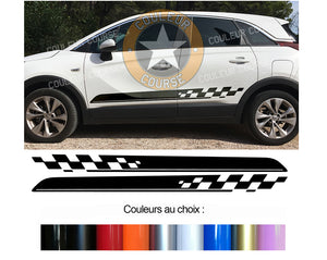 2 X ROCKER BODY STRIPS - OPEL CROSSLAND X - Ref: BD540N-76 