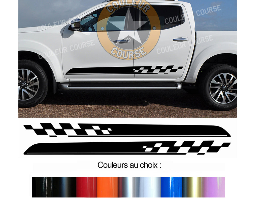 2 X BANDES BAS DE CAISSE - NISSAN NAVARA - Ref : BD540N-7A