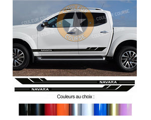 2 X ROCKER BODY STRIPS - NISSAN NAVARA - Ref: BD541-1 