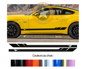 2 X ROCKER BODY STRIPS - FORD MUSTANG - Ref: BD541-21 