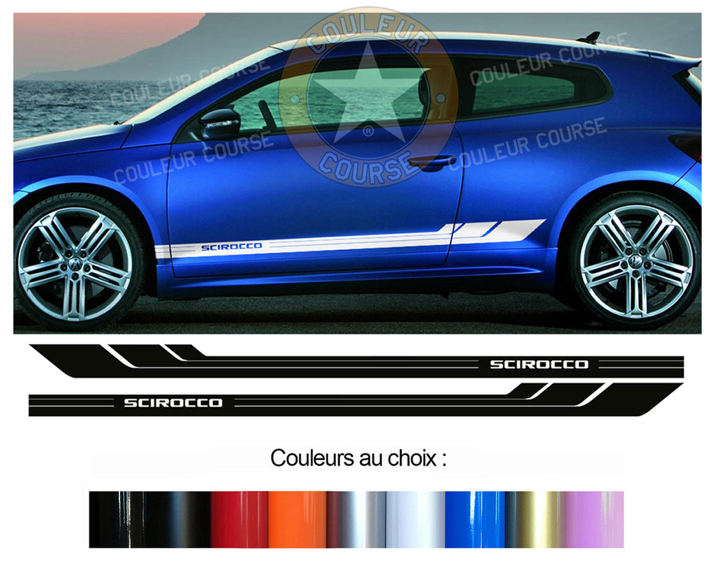 2 X BANDES BAS DE CAISSE - VW SCIROCCO - Ref : BD541-31