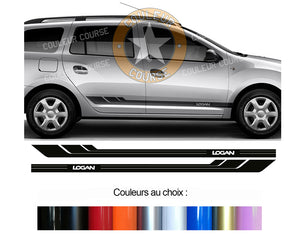 2 X BANDES BAS DE CAISSE - DACIA LOGAN MCV - Ref : BD541-35