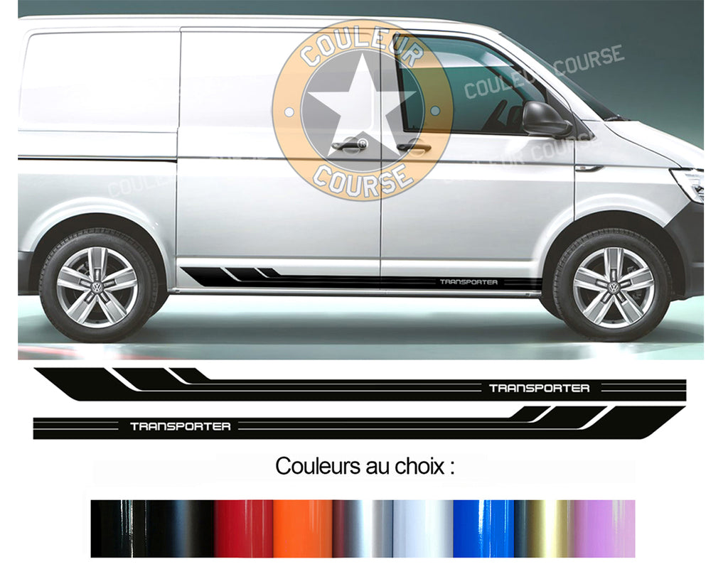 2 X BANDES BAS DE CAISSE - VW TRANSPORTER T5 T6- Ref : BD541-43