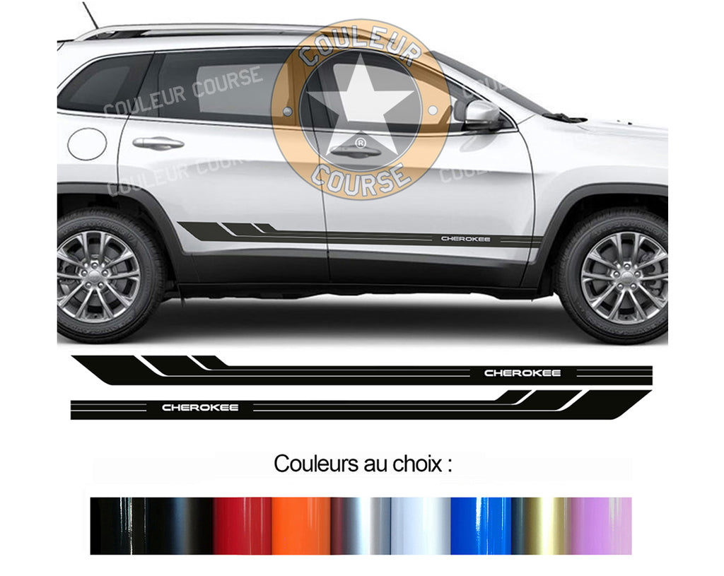 2 X BANDES BAS DE CAISSE - JEEP GRAND CHEROKEE - Ref : BD541-52