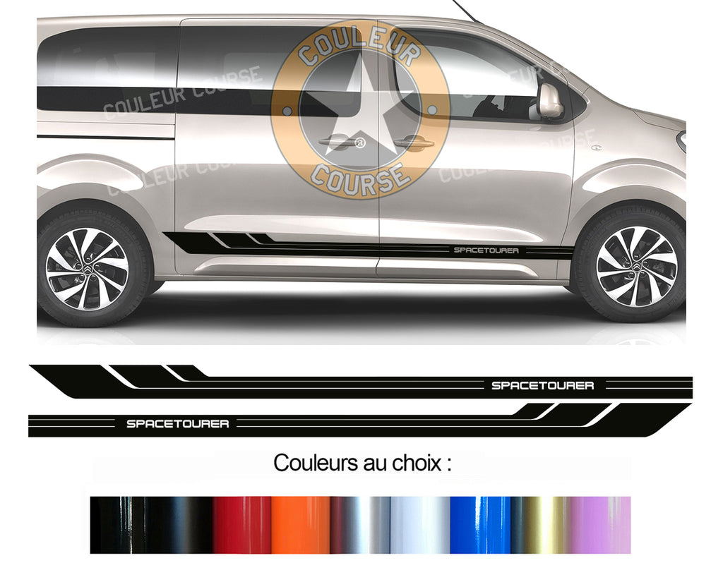 2 X ROCKER BODY STRIPS - CITROEN SPACETOURER - Ref: BD541-57 