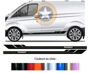 2 X BANDES BAS DE CAISSE - FORD TRANSIT CUSTOM - Ref : BD541-62