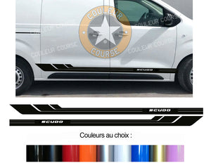 2 X ROCKER BODY STRIPS - FIAT SCUDO - Ref: BD541-66 