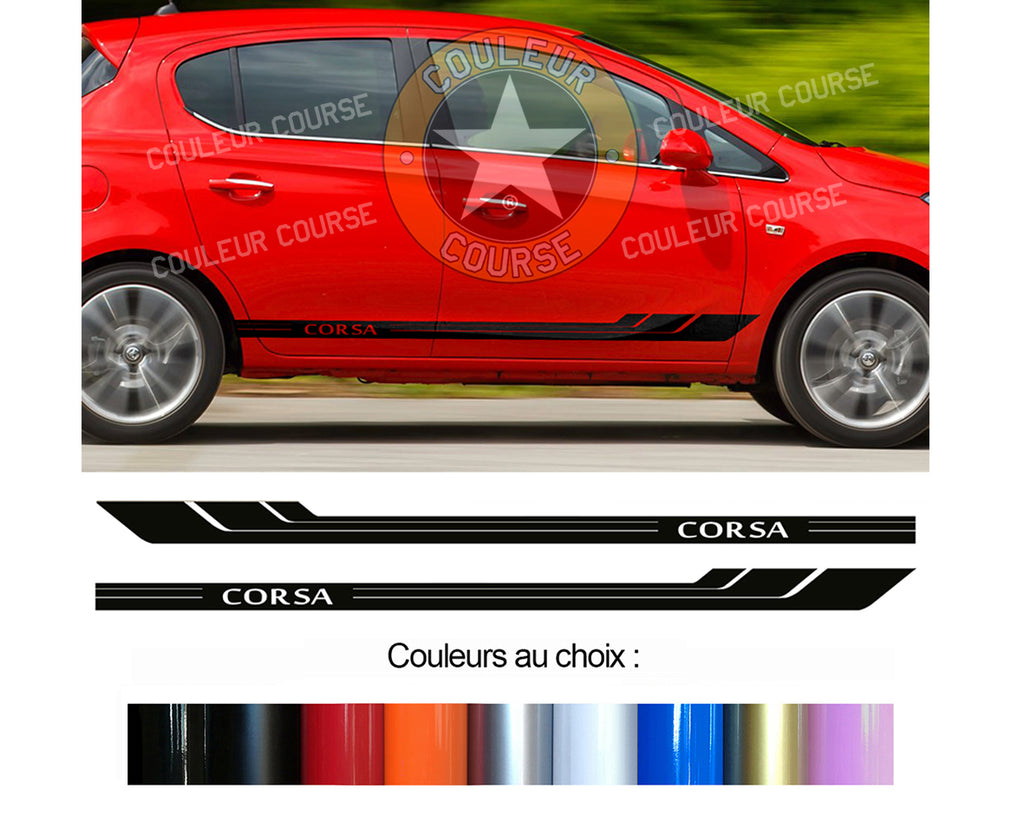 2 X LOWER BODY STRIPS - OPEL CORSA - Ref: BD541-9 