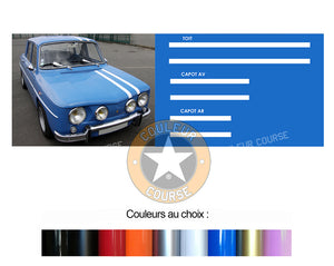 BANDES POUR RENAULT 8 GORDINI - Ref : BD551