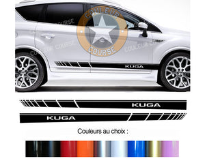 2 X ROCKER BODY STRIPS - FORD KUGA - Ref: BD573-23 