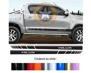 2 X ROCKER BODY STRIPS - TOYOTA HILUX - Ref: BD573-24 