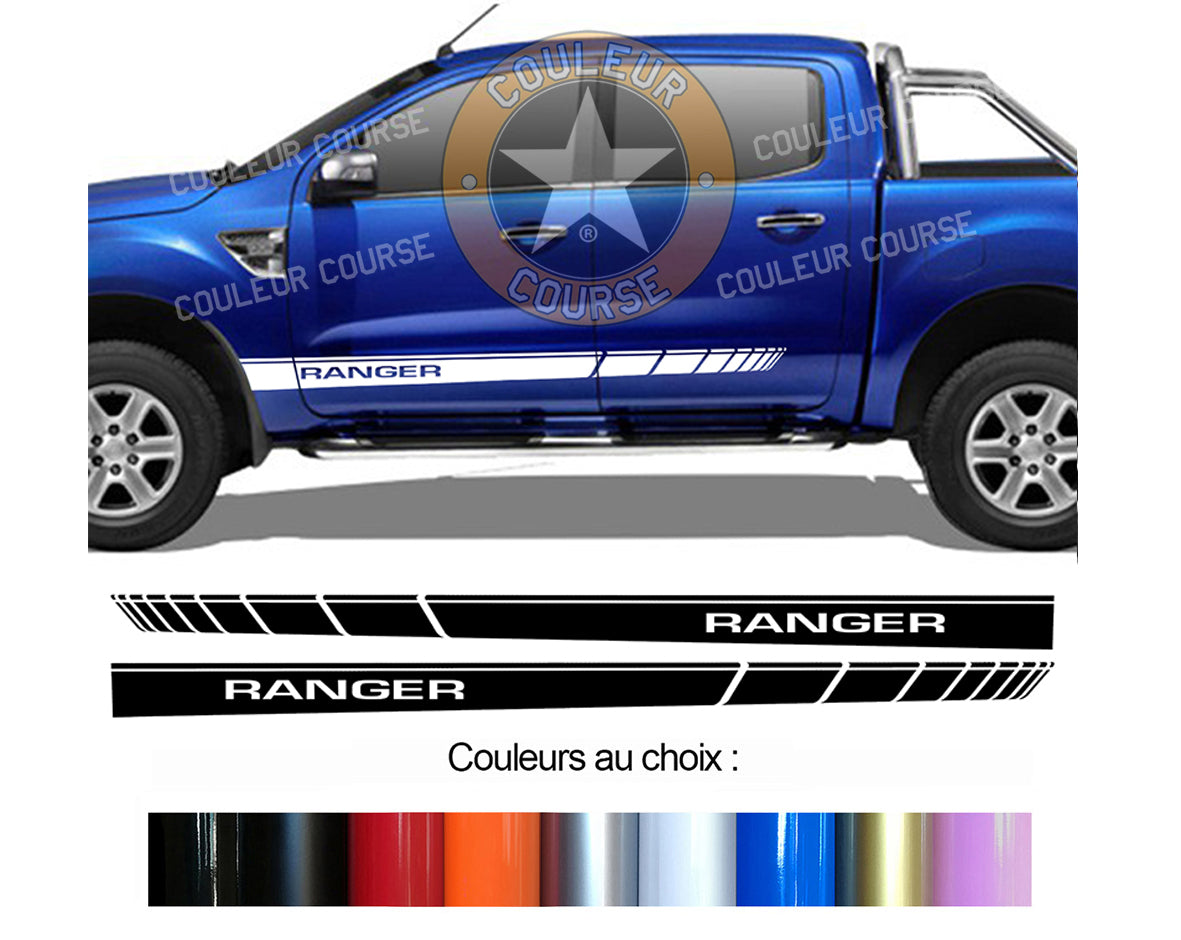 2 X BANDES BAS DE CAISSE - FORD RANGER - Ref : BD573-25