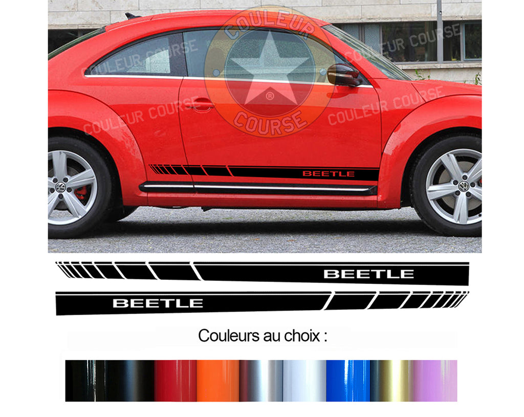 2 X BANDES BAS DE CAISSE - NEW BEETLE - Ref : BD573-28