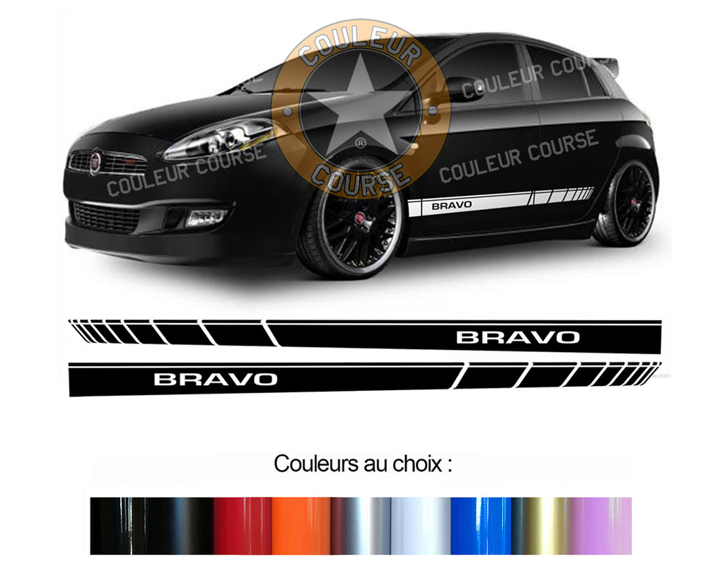 2 X BANDES BAS DE CAISSE - FIAT BRAVO - Ref : BD573-29