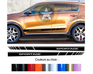 2 X BANDES BAS DE CAISSE - KIA SPORTAGE - Ref : BD573-36
