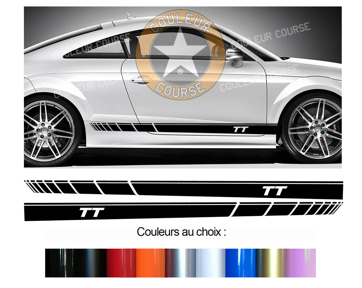 2 X BANDES BAS DE CAISSE - AUDI TT - Ref : BD573-411