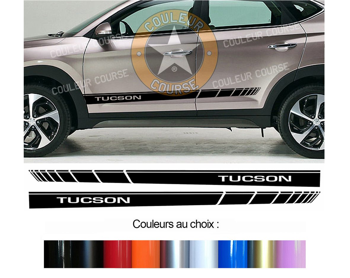 2 X BANDES BAS DE CAISSE - HYUNDAI TUCSON - Ref : BD573-53