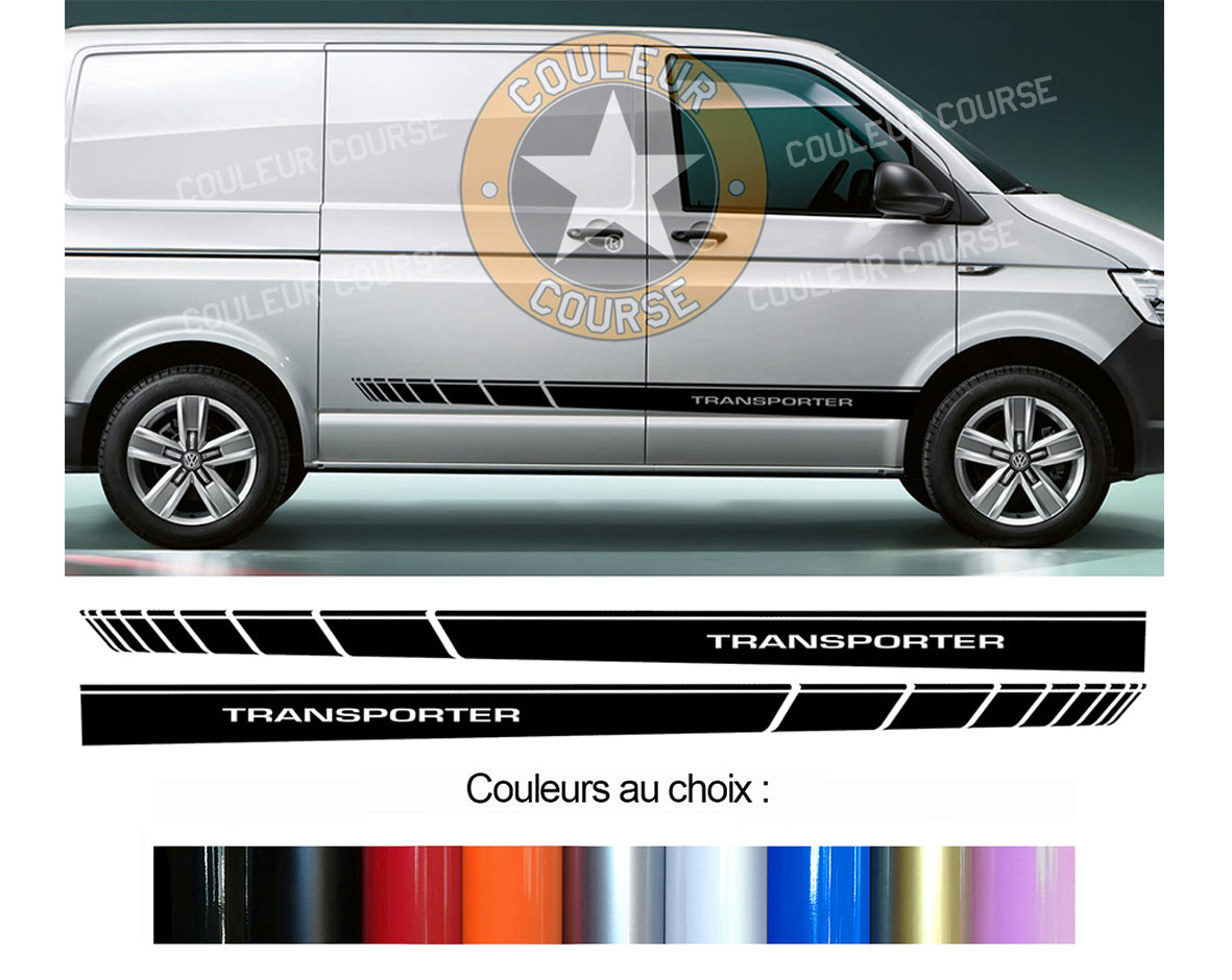 2 X BANDES BAS DE CAISSE - VW TRANSPORTER T5 T6- Ref : BD573-56