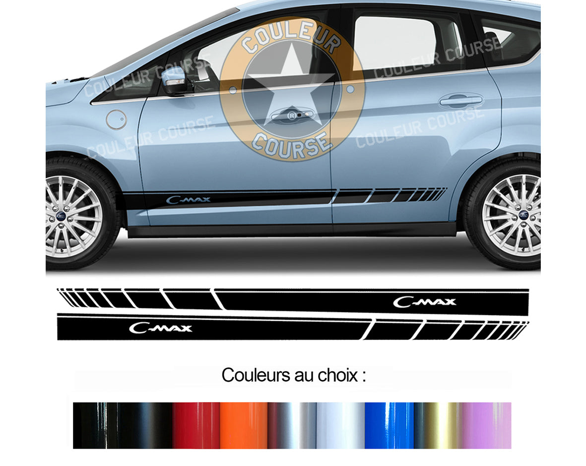 2 X BANDES BAS DE CAISSE - FORD C-MAX - Ref : BD573-76