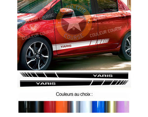 2 X ROCKER BODY STRIPS - TOYOTA YARIS - Ref: BD573-8 