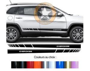 2 X BANDES BAS DE CAISSE - JEEP GRAND CHEROKEE - Ref : BD573-83