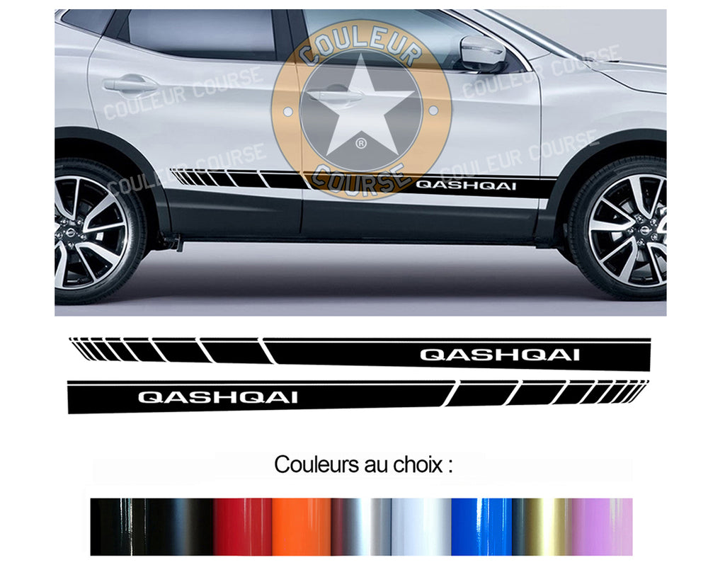 2 X BANDES BAS DE CAISSE - NISSAN QASHQAI - Ref : BD573-9