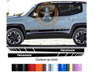 2 X BANDES BAS DE CAISSE - JEEP RENEGADE - Ref : BD573-82