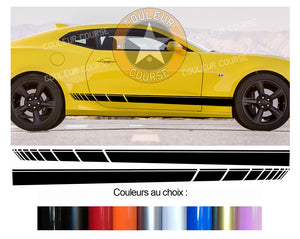 2 X ROCKER BODY STRIPS - CHEVROLET CAMARO - Ref: BD573N-100