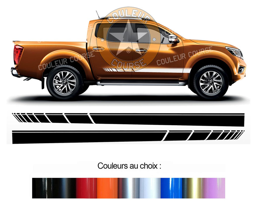 2 X BANDES BAS DE CAISSE - NISSAN NAVARA - Ref : BD573N-13