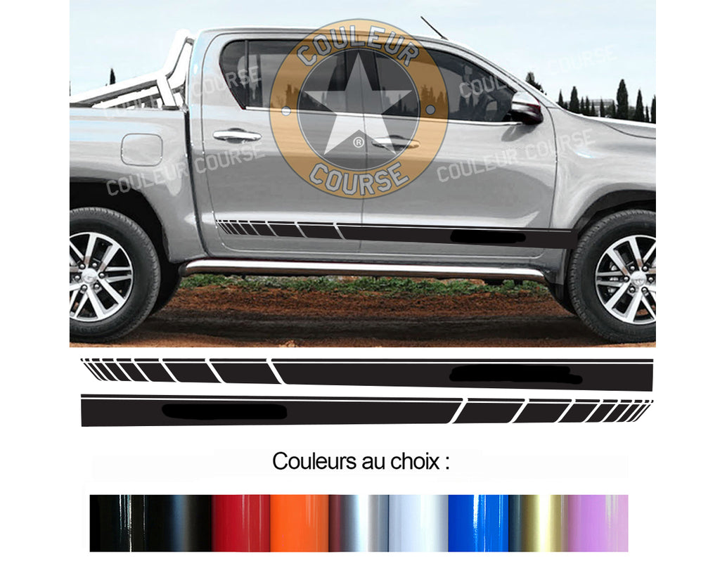 2 X BANDES BAS DE CAISSE - TOYOTA HILUX - Ref : BD573N-24