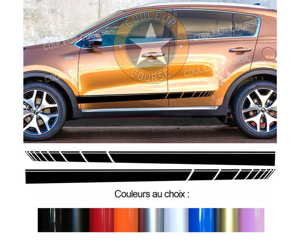 2 X ROCKER BODY STRIPS - KIA SPORTAGE - Ref: BD573N-36 