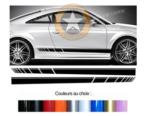 2 X ROCKER BODY STRIPS - AUDI TT - Ref: BD573N-411 