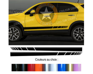 2 X BANDES BAS DE CAISSE - FIAT 500 X - Ref : BD573N-44