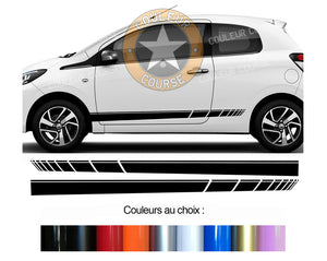 2 X ROCKER BODY STRIPS - PEUGEOT 108 - Ref: BD573N-72 