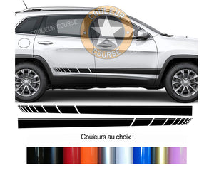 2 X ROCKER BODY STRIPS - JEEP GRAND CHEROKEE - Ref: BD573N-83 