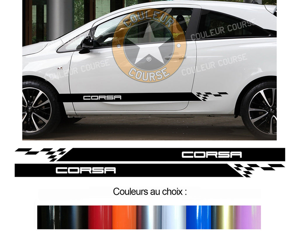 2 X LOWER BODY STRIPS - OPEL CORSA - Ref: BD579-10 