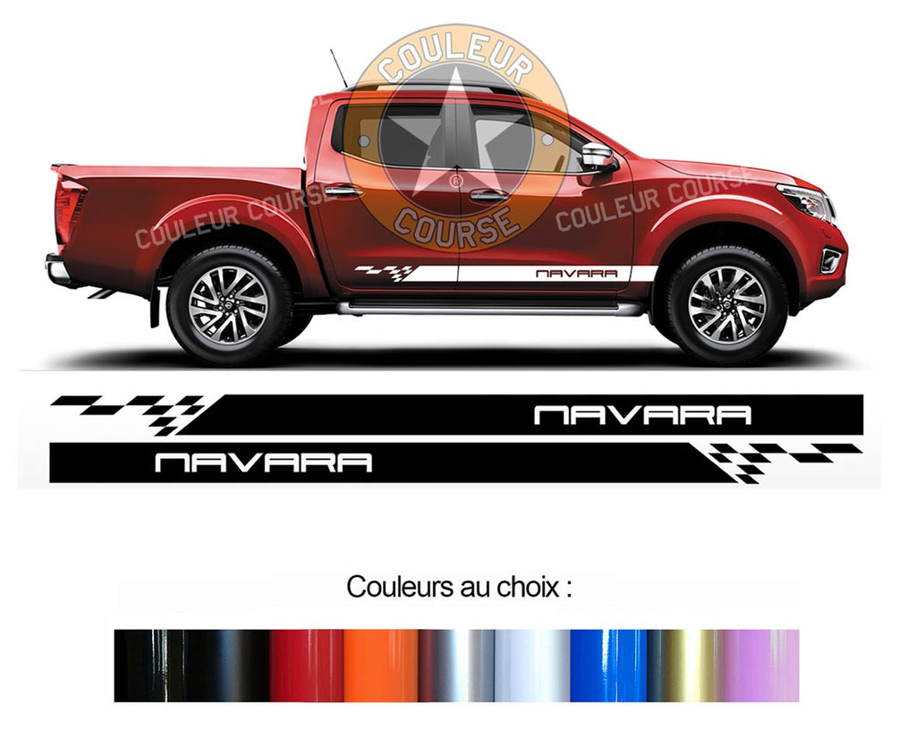 2 X ROCKER BODY STRIPS - NISSAN NAVARA - Ref: BD579-13 