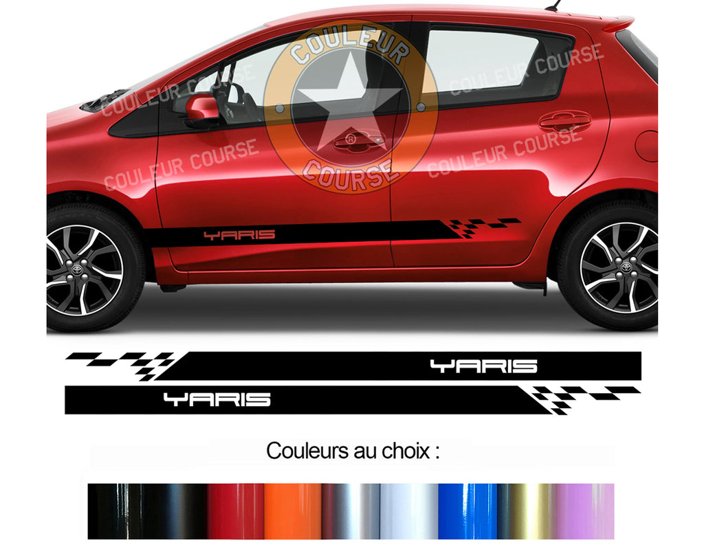 2 X ROCKER BODY STRIPS - TOYOTA YARIS - Ref: BD579-24 